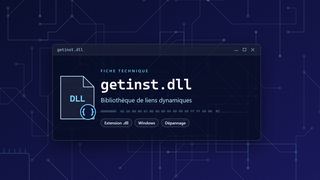 Visuel technique du fichier getinst.dll, bibliothèque de liens dynamiques de Windows