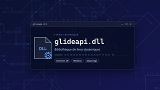 Visuel technique du fichier glideapi.dll, bibliothèque de liens dynamiques de Windows