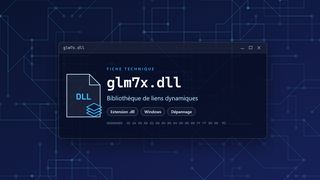 Visuel technique du fichier glm7x.dll, bibliothèque de liens dynamiques de Windows