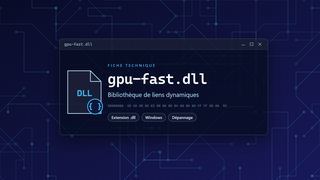 Visuel technique du fichier gpu-fast.dll, bibliothèque de liens dynamiques de Windows