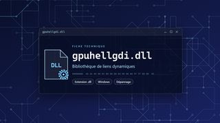 Visuel technique du fichier gpuhellgdi.dll, bibliothèque de liens dynamiques de Windows