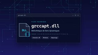 Visuel technique du fichier grccapt.dll, bibliothèque de liens dynamiques de Windows
