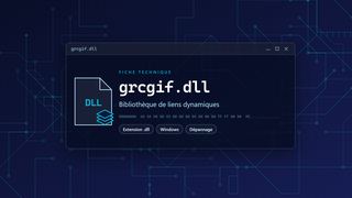 Visuel technique du fichier grcgif.dll, bibliothèque de liens dynamiques de Windows
