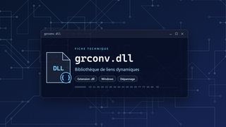 Visuel technique du fichier grconv.dll, bibliothèque de liens dynamiques de Windows
