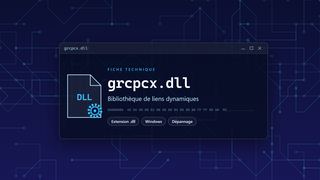 Visuel technique du fichier grcpcx.dll, bibliothèque de liens dynamiques de Windows