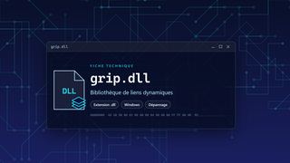 Visuel technique du fichier grip.dll, bibliothèque de liens dynamiques de Windows