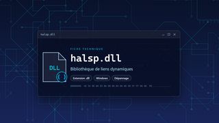 Visuel technique du fichier halsp.dll, bibliothèque de liens dynamiques de Windows