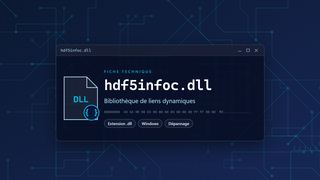 Visuel technique du fichier hdf5infoc.dll, bibliothèque de liens dynamiques de Windows
