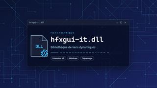 Visuel technique du fichier hfxgui-it.dll, bibliothèque de liens dynamiques de Windows