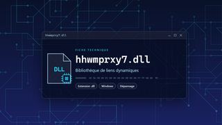 Visuel technique du fichier hhwmprxy7.dll, bibliothèque de liens dynamiques de Windows