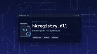 Visuel technique du fichier hkregistry.dll, bibliothèque de liens dynamiques de Windows