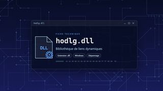 Visuel technique du fichier hodlg.dll, bibliothèque de liens dynamiques de Windows