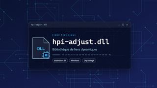 Visuel technique du fichier hpi-adjust.dll, bibliothèque de liens dynamiques de Windows
