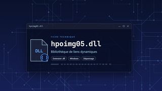 Visuel technique du fichier hpoimg05.dll, bibliothèque de liens dynamiques de Windows