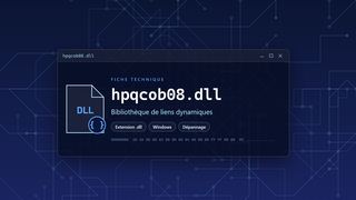 Visuel technique du fichier hpqcob08.dll, bibliothèque de liens dynamiques de Windows