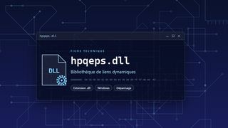 Visuel technique du fichier hpqeps.dll, bibliothèque de liens dynamiques de Windows