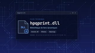 Visuel technique du fichier hpqprint.dll, bibliothèque de liens dynamiques de Windows