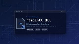 Visuel technique du fichier htmqintl.dll, bibliothèque de liens dynamiques de Windows