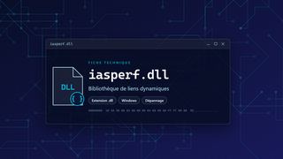 Visuel technique du fichier iasperf.dll, bibliothèque de liens dynamiques de Windows