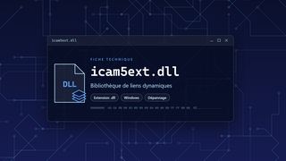 Visuel technique du fichier icam5ext.dll, bibliothèque de liens dynamiques de Windows