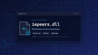 Visuel technique du fichier iepeers.dll, bibliothèque de liens dynamiques de Windows