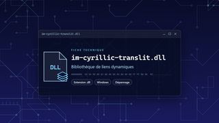 Visuel technique du fichier im-cyrillic-translit.dll, bibliothèque de liens dynamiques de Windows