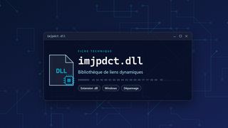 Visuel technique du fichier imjpdct.dll, bibliothèque de liens dynamiques de Windows
