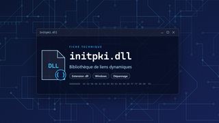 Visuel technique du fichier initpki.dll, bibliothèque de liens dynamiques de Windows