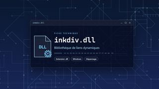 Visuel technique du fichier inkdiv.dll, bibliothèque de liens dynamiques de Windows