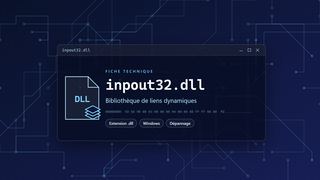 Visuel technique du fichier inpout32.dll, bibliothèque de liens dynamiques de Windows