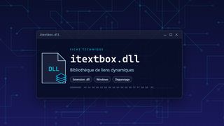 Visuel technique du fichier itextbox.dll, bibliothèque de liens dynamiques de Windows