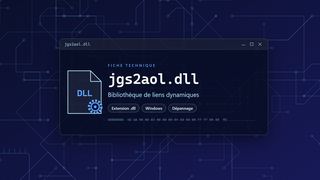 Visuel technique du fichier jgs2aol.dll, bibliothèque de liens dynamiques de Windows