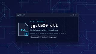 Visuel technique du fichier jgst500.dll, bibliothèque de liens dynamiques de Windows