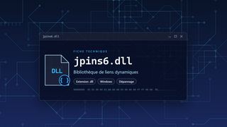 Visuel technique du fichier jpins6.dll, bibliothèque de liens dynamiques de Windows
