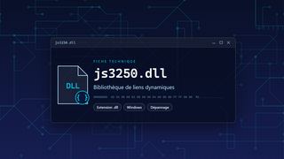 Visuel technique du fichier js3250.dll, bibliothèque de liens dynamiques de Windows