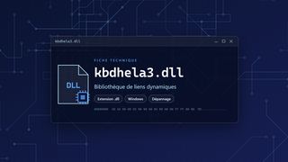 Visuel technique du fichier kbdhela3.dll, bibliothèque de liens dynamiques de Windows