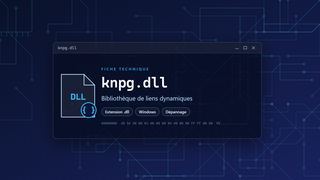 Visuel technique du fichier knpg.dll, bibliothèque de liens dynamiques de Windows