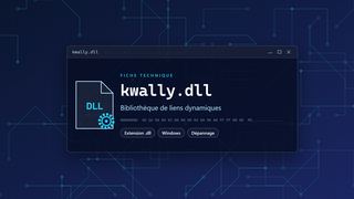 Visuel technique du fichier kwally.dll, bibliothèque de liens dynamiques de Windows