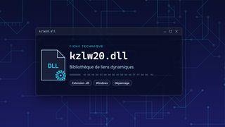 Visuel technique du fichier kzlw20.dll, bibliothèque de liens dynamiques de Windows