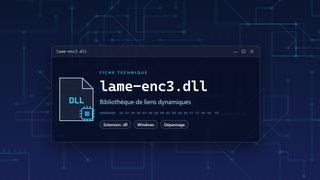 Visuel technique du fichier lame-enc3.dll, bibliothèque de liens dynamiques de Windows