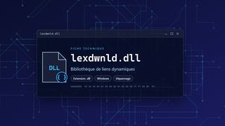 Visuel technique du fichier lexdwnld.dll, bibliothèque de liens dynamiques de Windows
