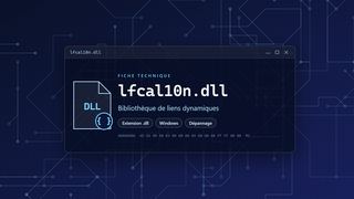 Visuel technique du fichier lfcal10n.dll, bibliothèque de liens dynamiques de Windows