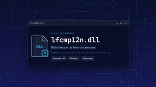 Visuel technique du fichier lfcmp12n.dll, bibliothèque de liens dynamiques de Windows