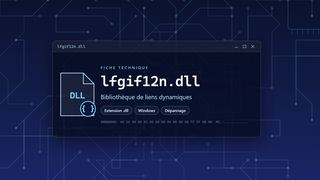 Visuel technique du fichier lfgif12n.dll, bibliothèque de liens dynamiques de Windows