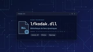 Visuel technique du fichier lfkodak.dll, bibliothèque de liens dynamiques de Windows