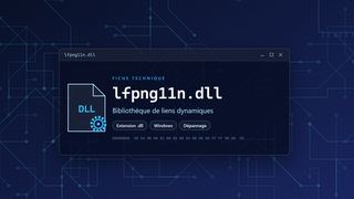 Visuel technique du fichier lfpng11n.dll, bibliothèque de liens dynamiques de Windows