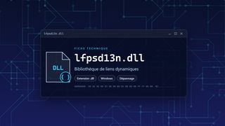 Visuel technique du fichier lfpsd13n.dll, bibliothèque de liens dynamiques de Windows