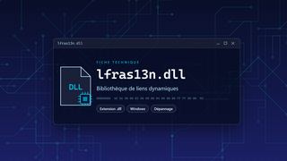 Visuel technique du fichier lfras13n.dll, bibliothèque de liens dynamiques de Windows