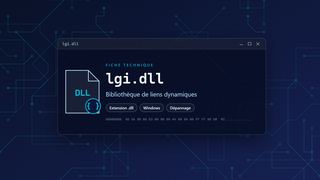 Visuel technique du fichier lgi.dll, bibliothèque de liens dynamiques de Windows