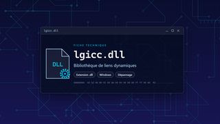 Visuel technique du fichier lgicc.dll, bibliothèque de liens dynamiques de Windows